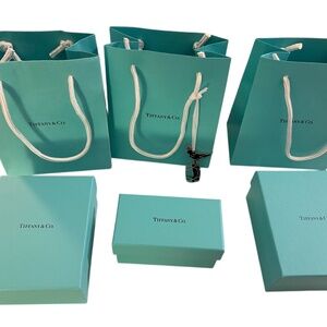 Tiffany Bags and Boxes Blue